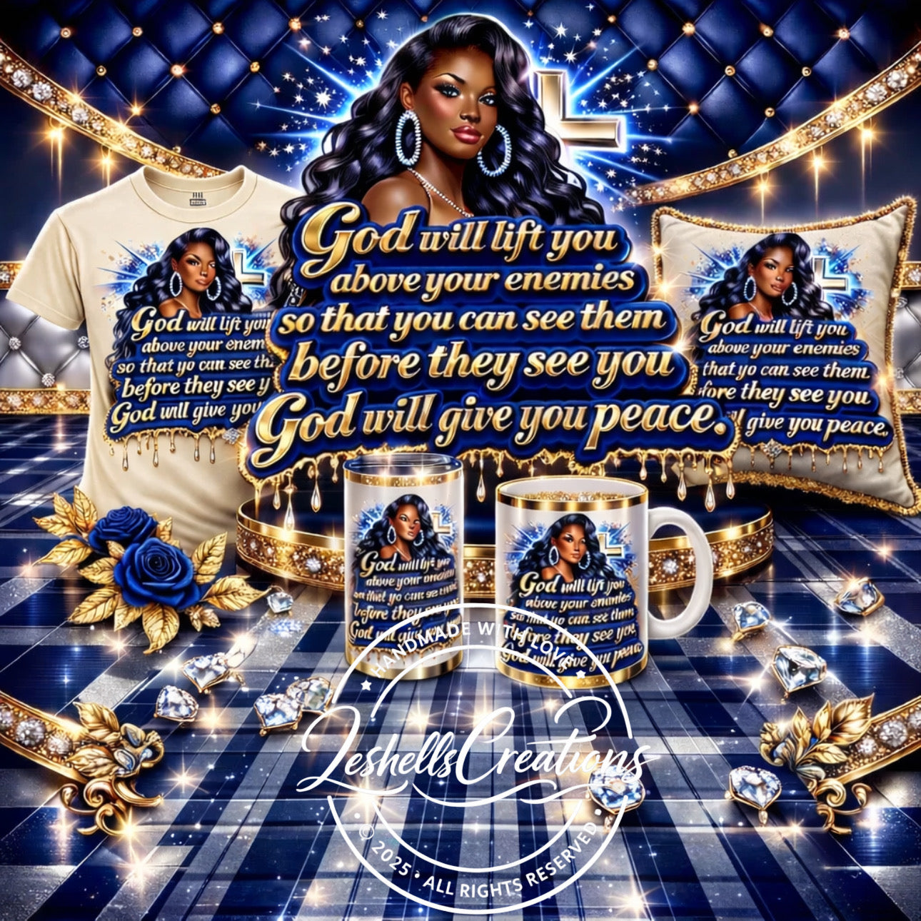 GOD WILL LIFT YOU ABOVE YOUR ENEMIES SO THAT YOU CAN SEE THEM BEFORE THEY SEE YOU.