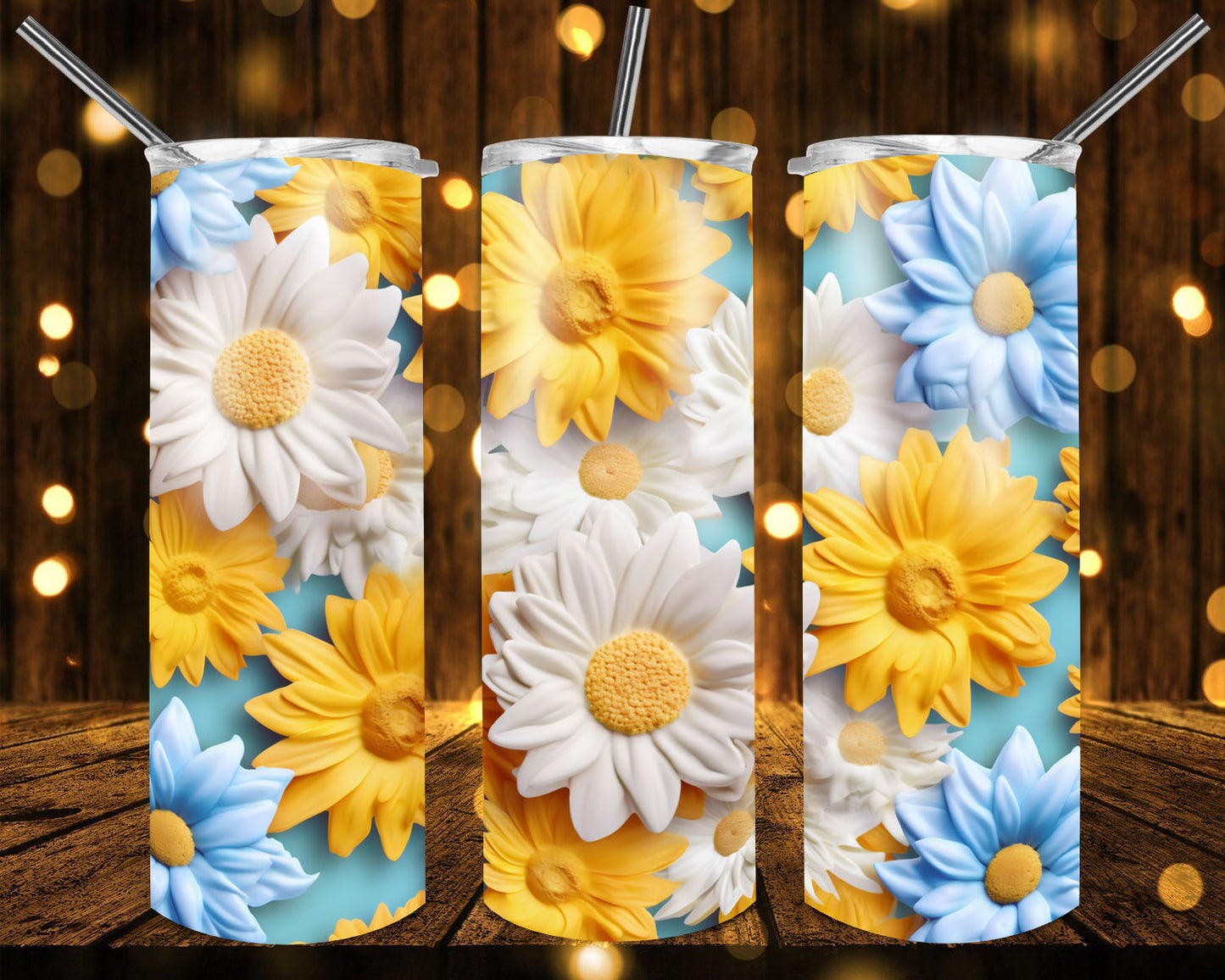 Flowers tumblers