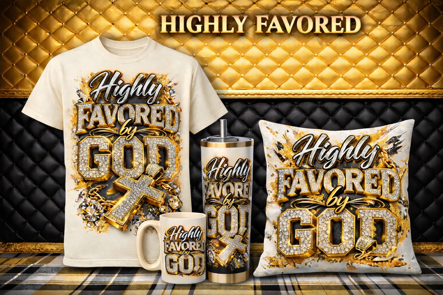 ✨ Highly Favored by GOD – Faith Inspired Collection
