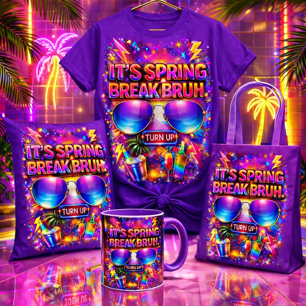 🌴 It’s Spring Break Bruh – Ultimate Party Bundle 🌴