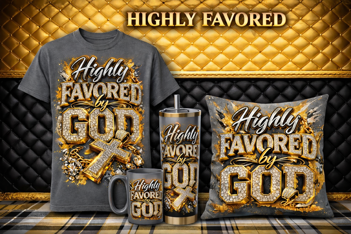 ✨ Highly Favored by GOD – Faith Inspired Collection