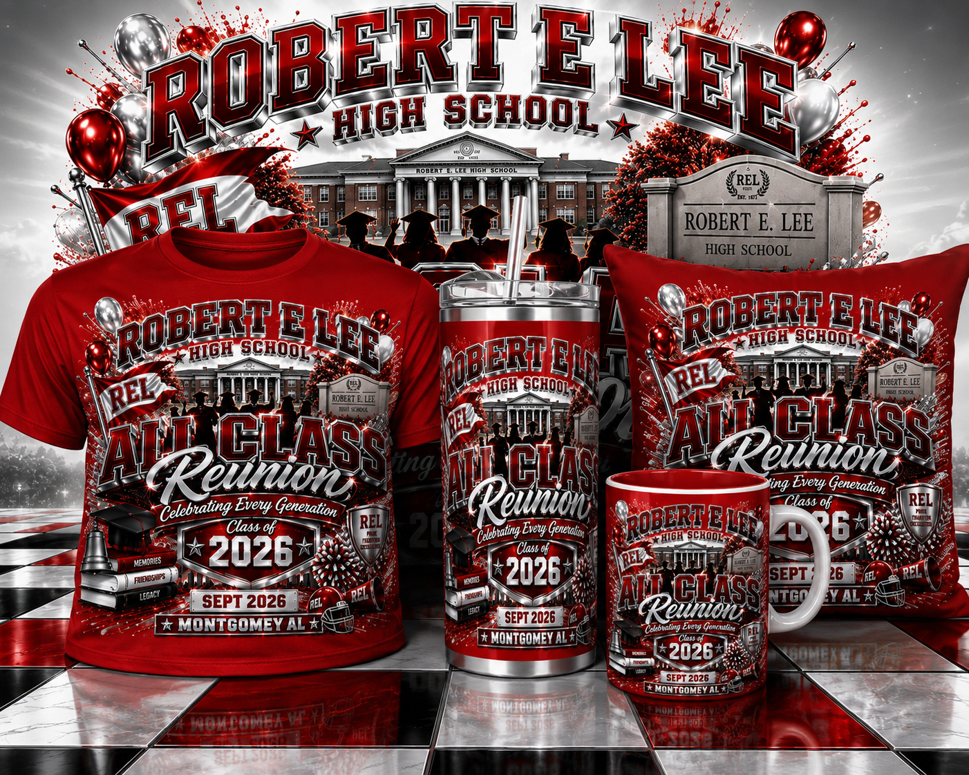 Robert E. Lee High School All-Class Reunion 2026 Collection.