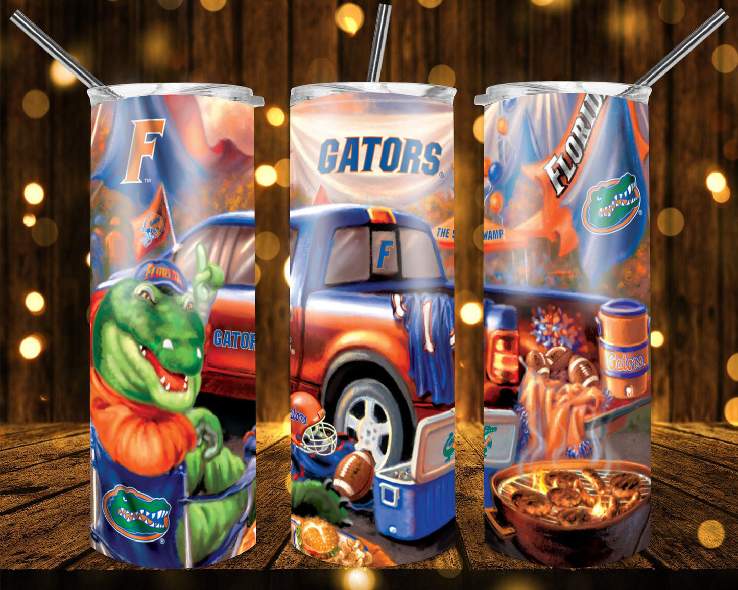 College football team badass trucks tumblers