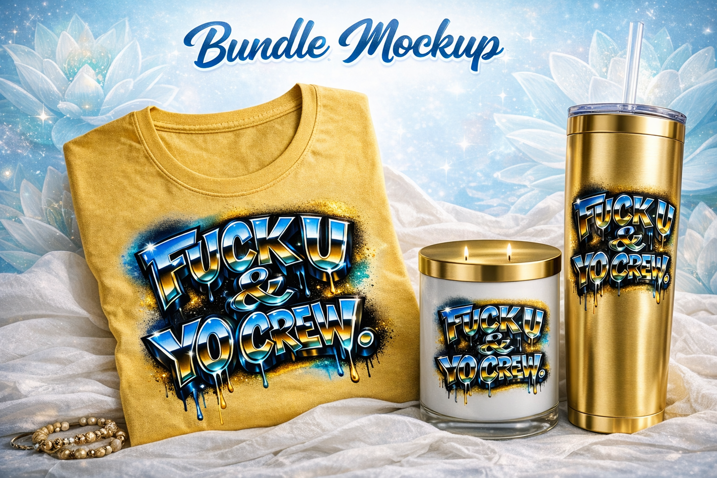 Fuck U & Yo Crew 4 pack bundle