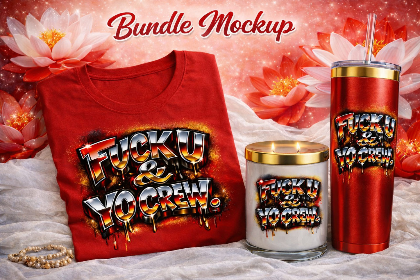 Fuck U & Yo Crew 4 pack bundle