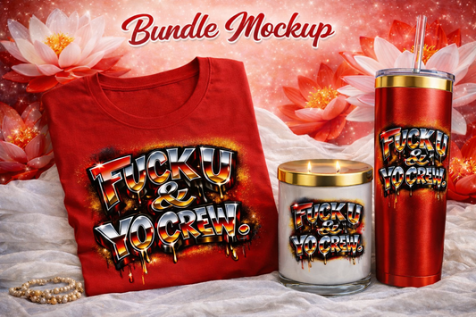 Fuck U & Yo Crew 4 pack bundle