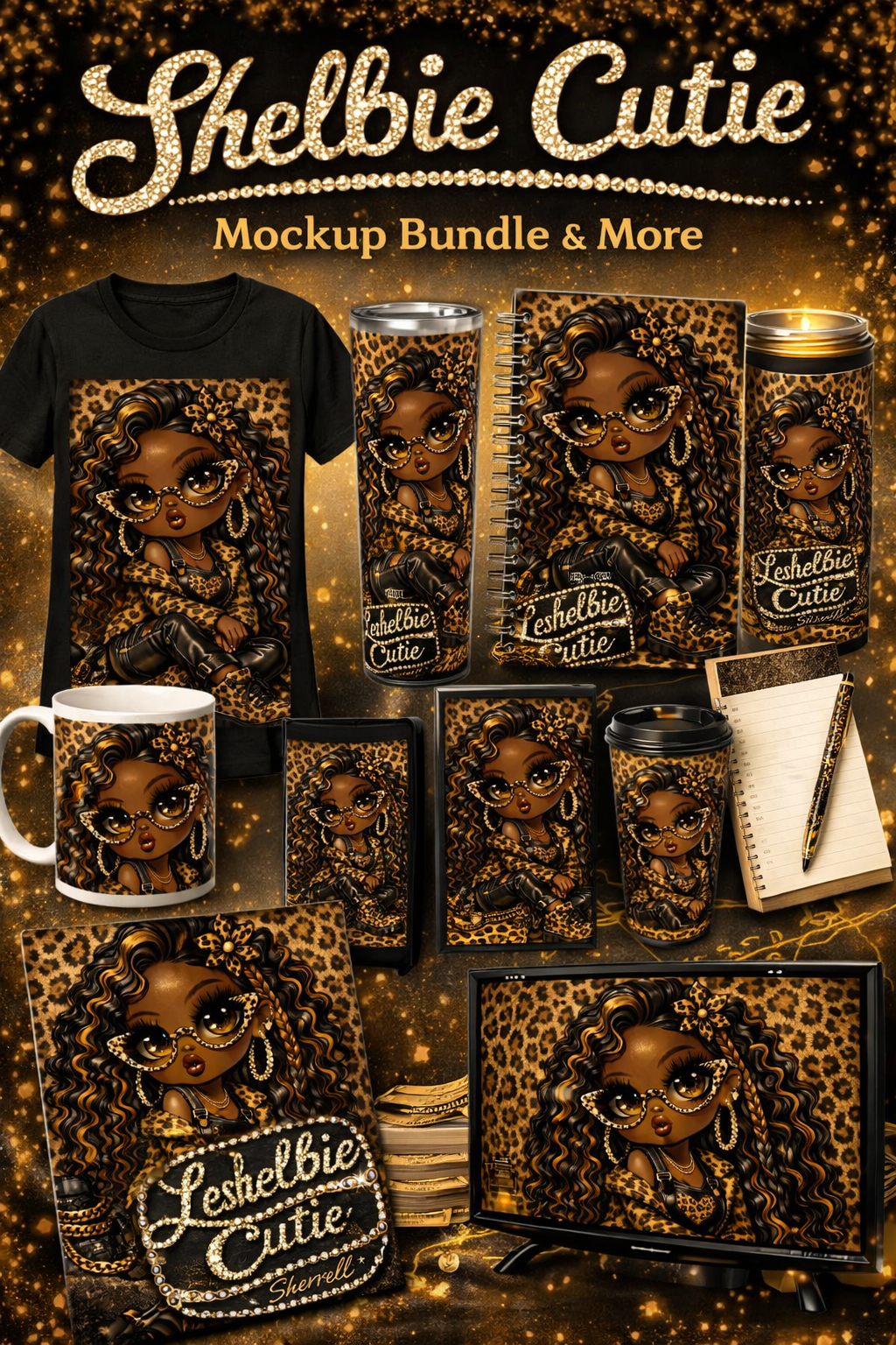 Shelbie Cutie Leopard Luxe Bundle.