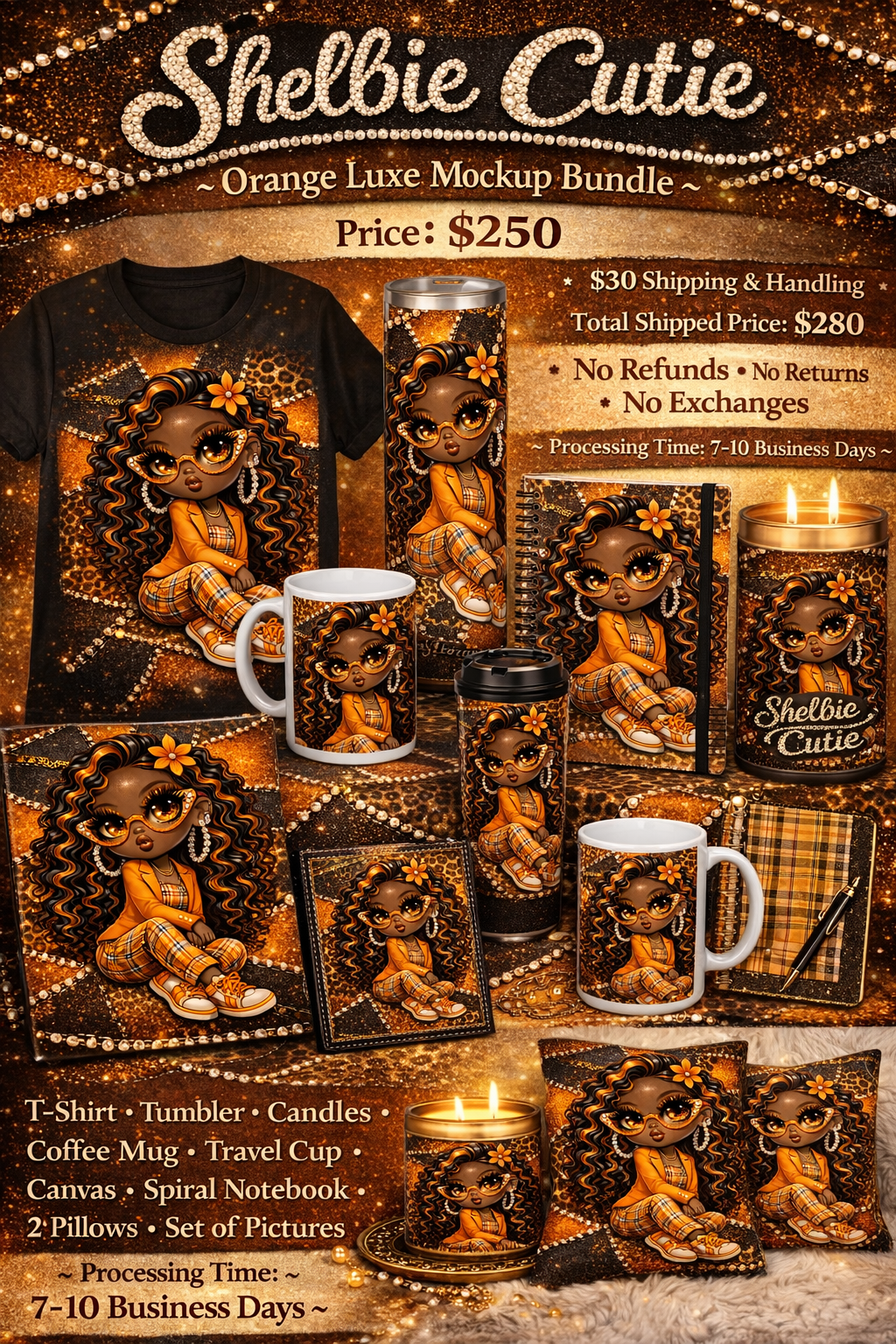 Shelbie Cutie™ Luxury Bundle – Orange & Black Edition Untitled Feb4_00:19