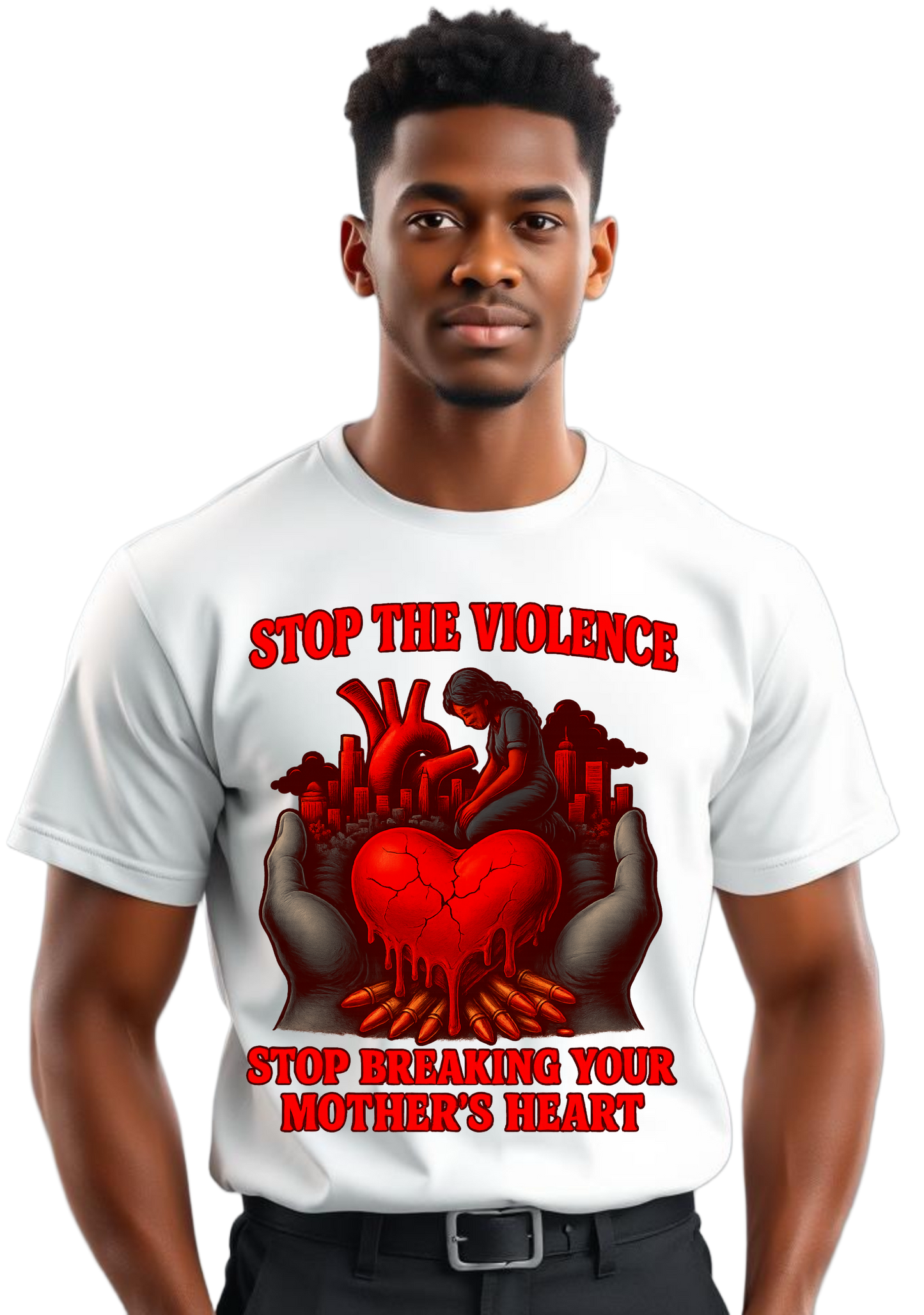 STOP THE VIOLENCE-STOP BREAKING YOUR OWN MOTHERS HEART shirt