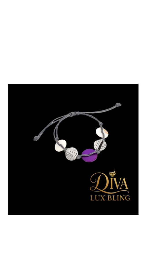 Purple Reign Adjustable Bracelet