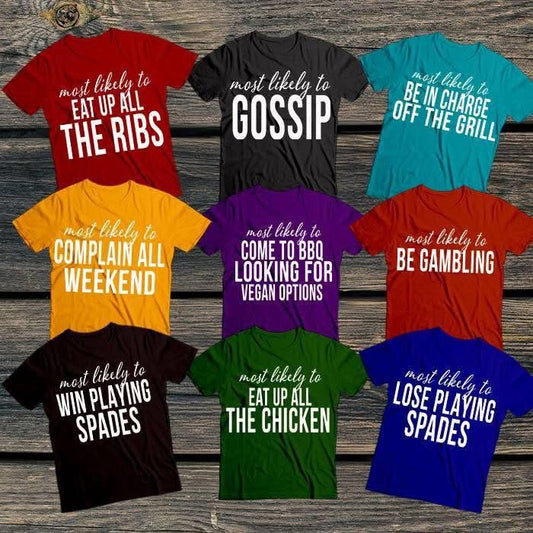 Black Family BBQ Crew Superlative Tees