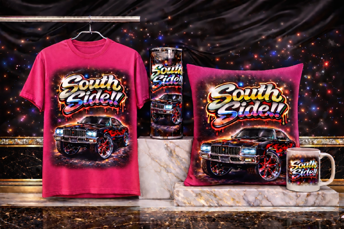 South Side Street Luxury Bundle – Shirt, Tumbler, Pillow & Mug