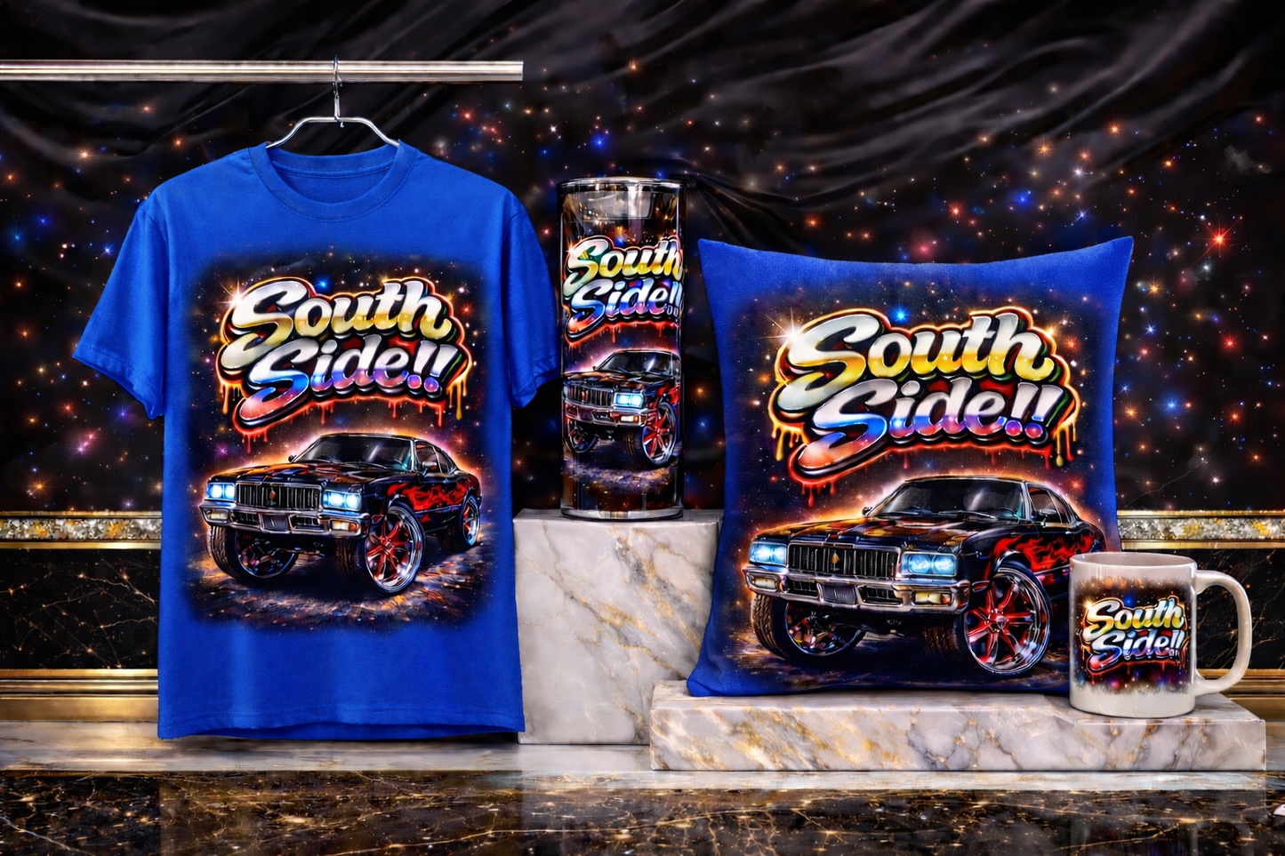 South Side Street Luxury Bundle – Shirt, Tumbler, Pillow & Mug