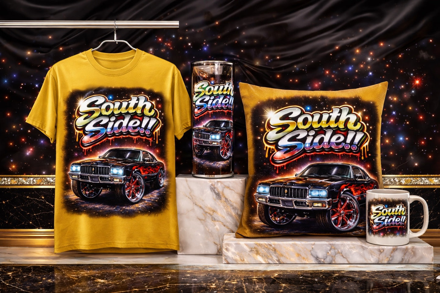 South Side Street Luxury Bundle – Shirt, Tumbler, Pillow & Mug