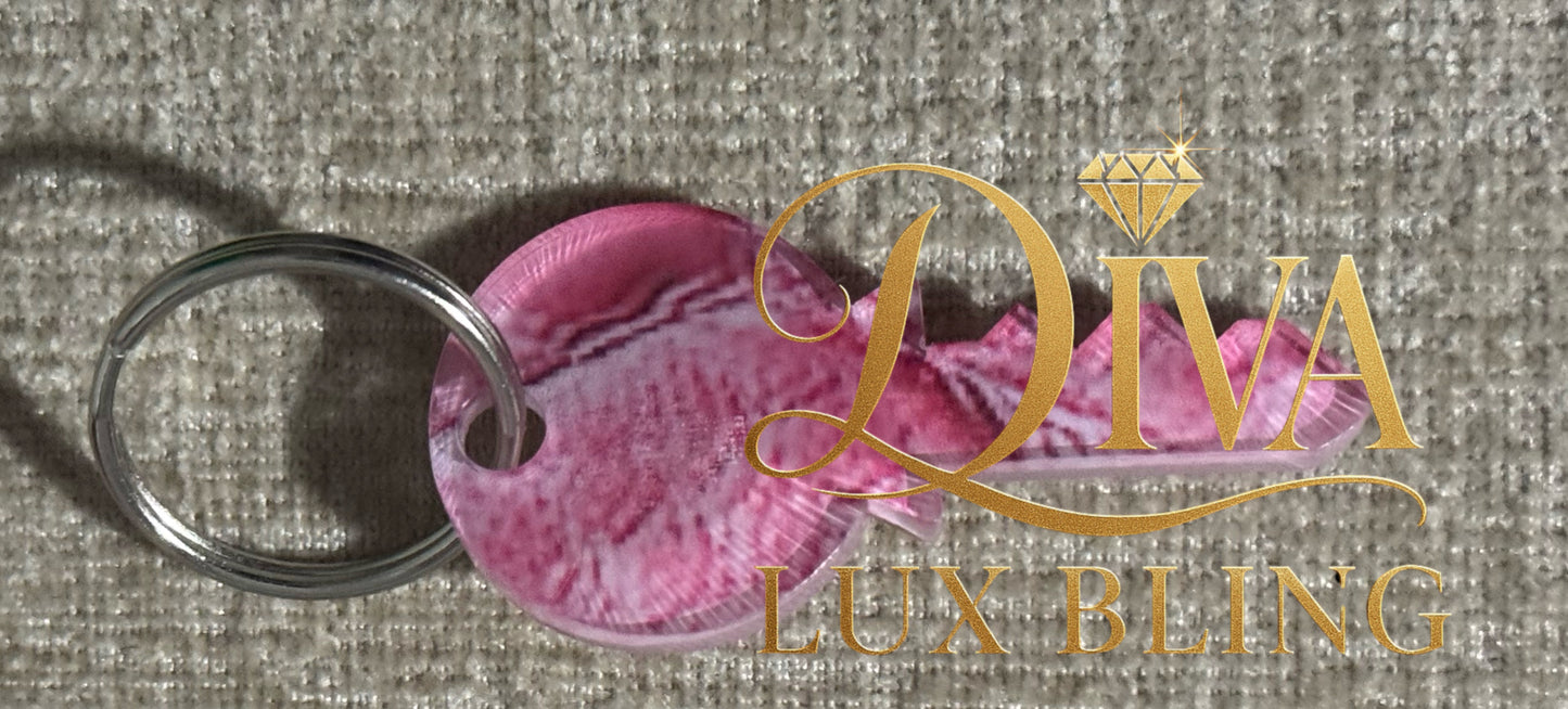 Faith is the key-Custom Sublimated Keychain”By Sherrell Williams