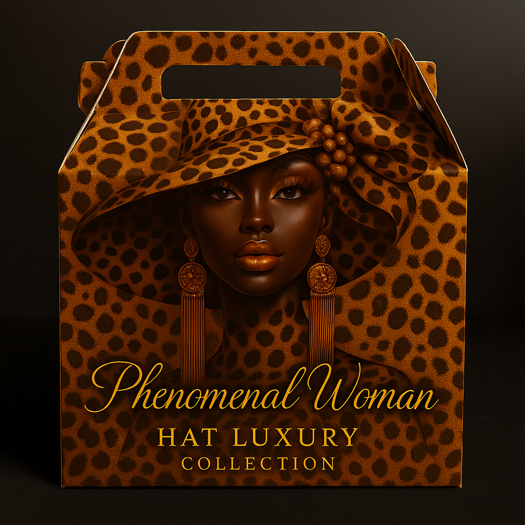 🖤 

Phenomenal Woman Hat Luxury Gift Boxes

 🖤