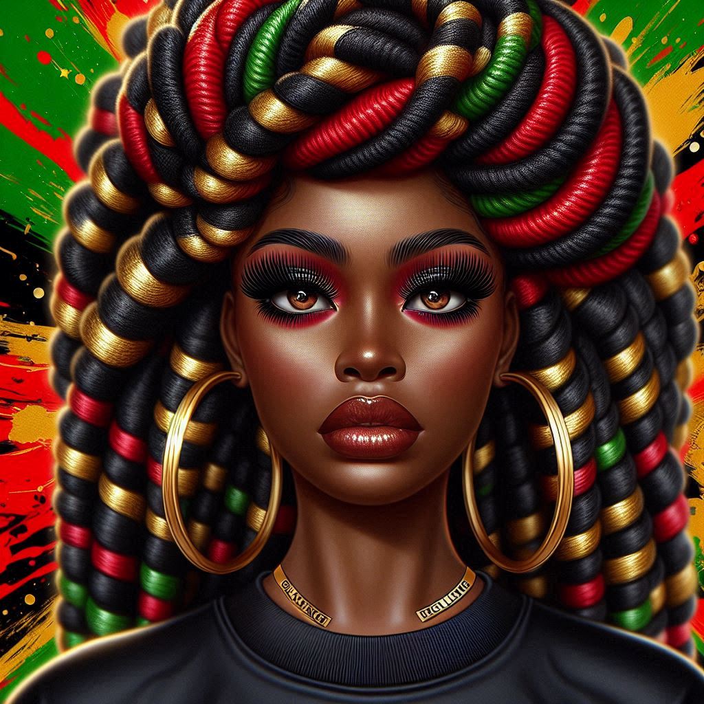 Leshell Creations: Vibrant Artistic Prompt Exploration Black History Bundle