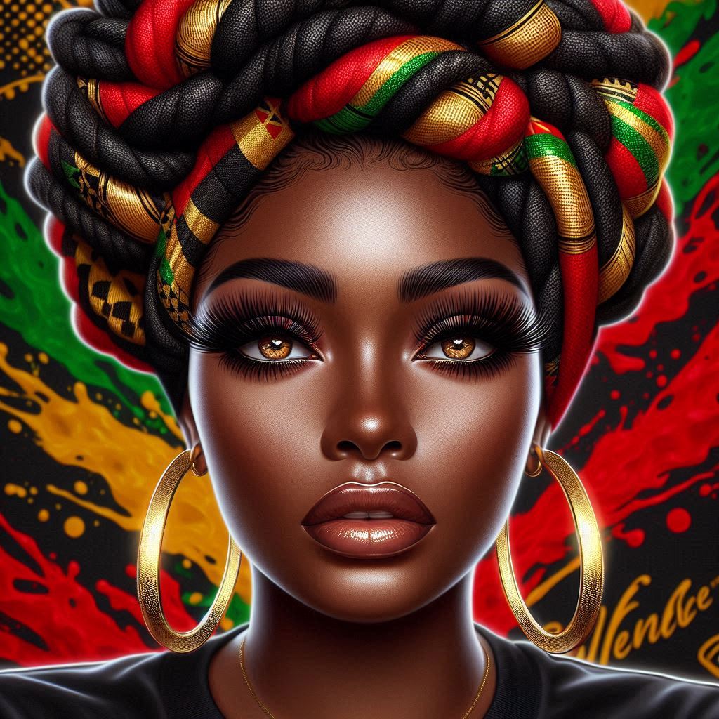 Leshell Creations: Vibrant Artistic Prompt Exploration Black History Bundle