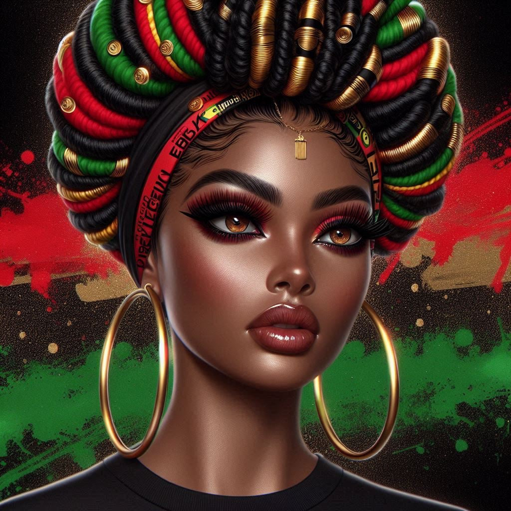 Leshell Creations: Vibrant Artistic Prompt Exploration Black History Bundle