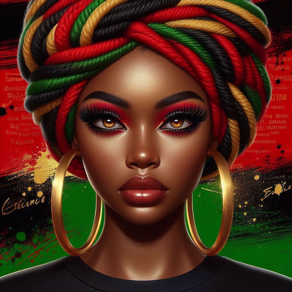 Leshell Creations: Vibrant Artistic Prompt Exploration Black History Bundle