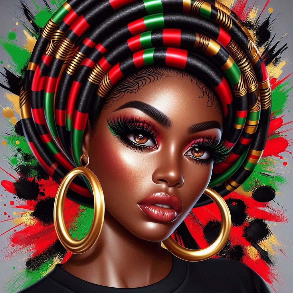Leshell Creations: Vibrant Artistic Prompt Exploration Black History Bundle