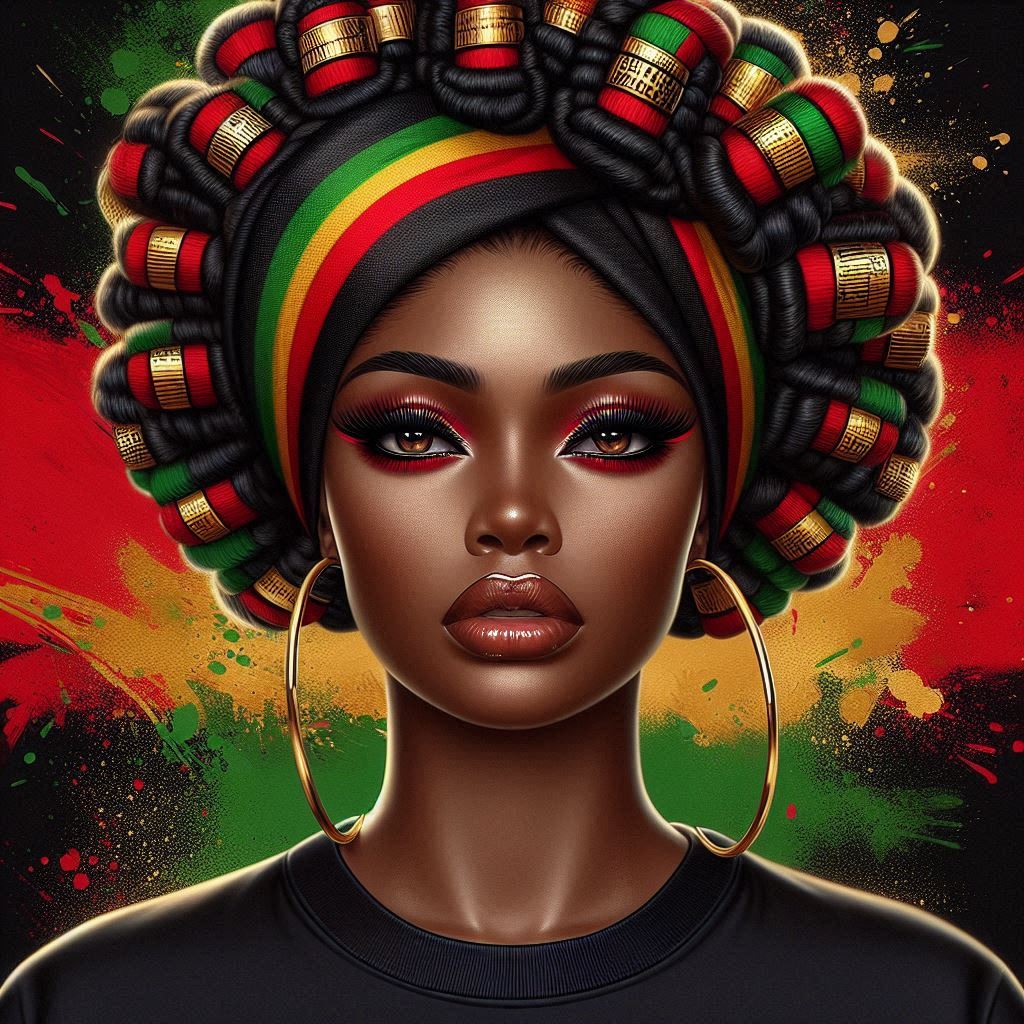 Leshell Creations: Vibrant Artistic Prompt Exploration Black History Bundle