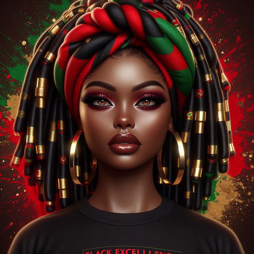 Leshell Creations: Vibrant Artistic Prompt Exploration Black History Bundle