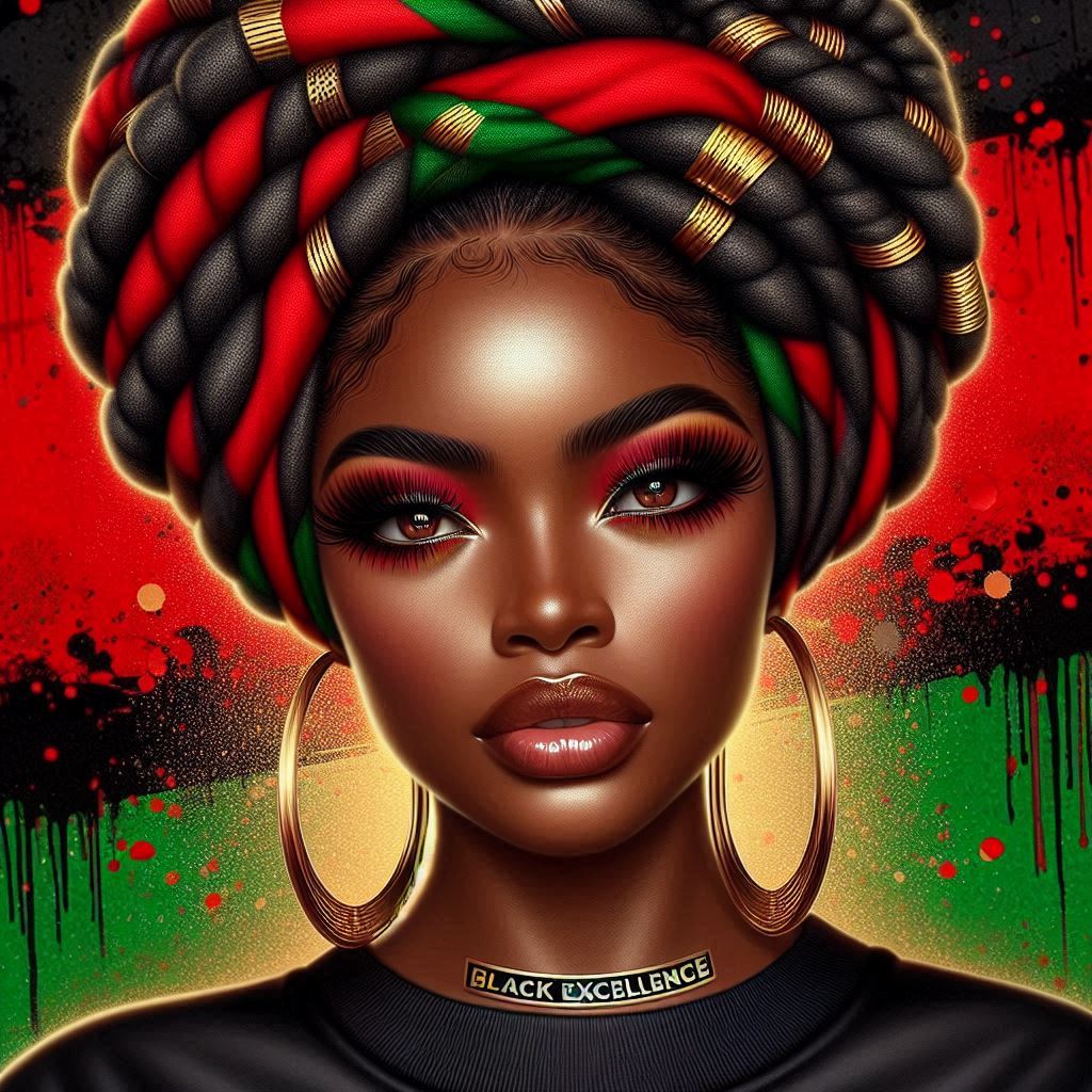 Leshell Creations: Vibrant Artistic Prompt Exploration Black History Bundle