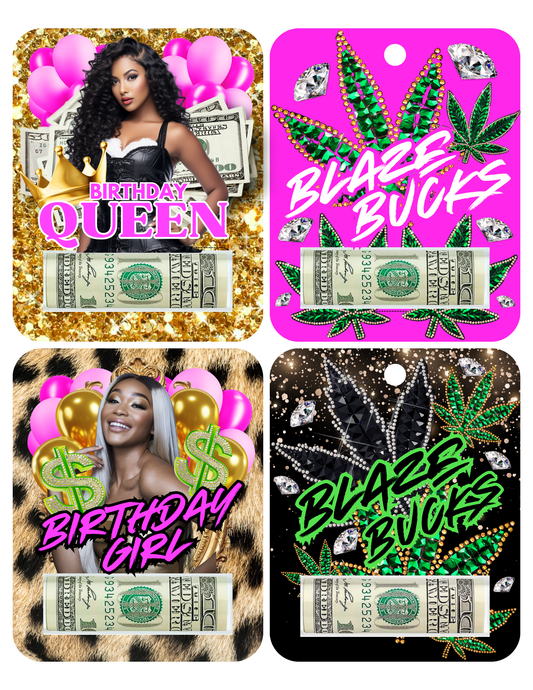 Custom Money Holder Gift Cards from Leshellcreation