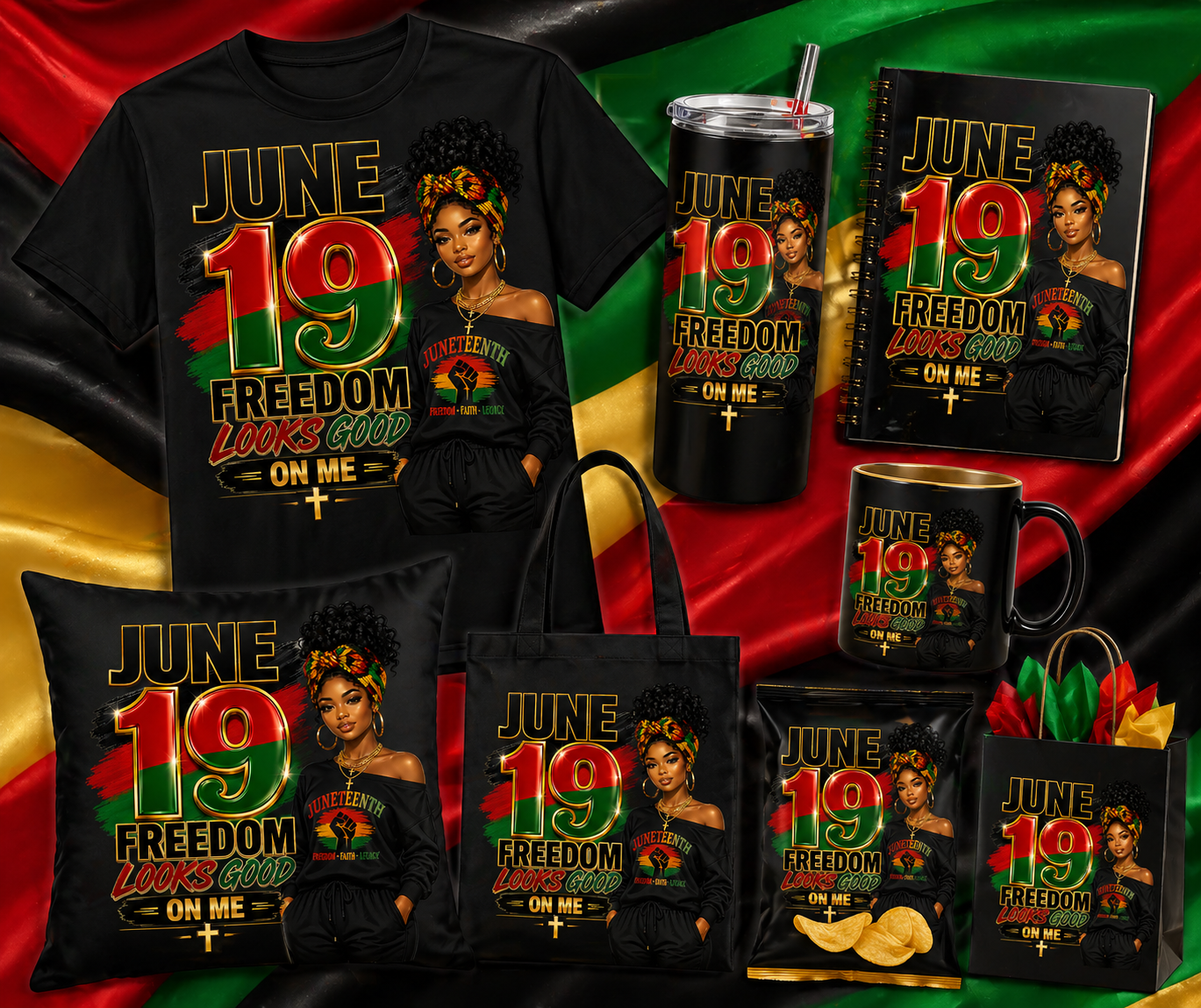 ✨ JUNETEENTH “FREEDOM LOOKS GOOD ON ME” COLLECTION ✨
