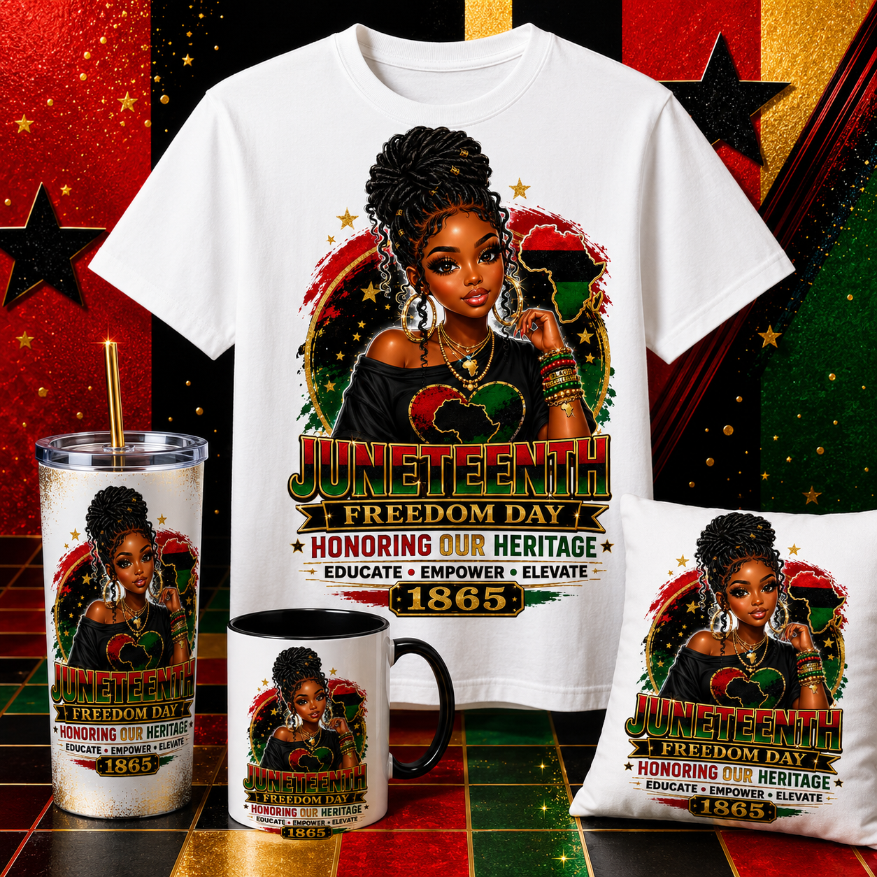Juneteenth Freedom Day Collection 2 sublimation