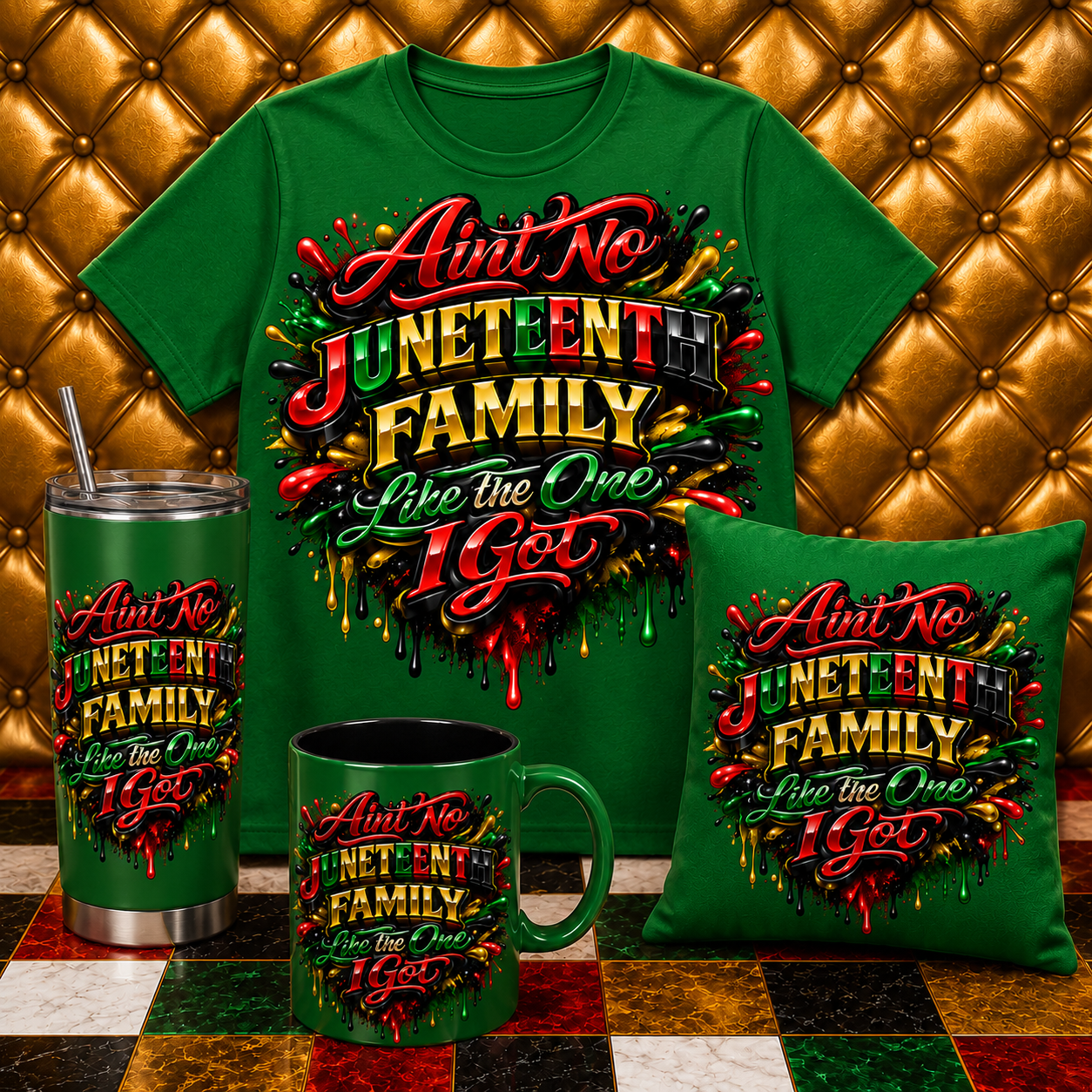 AIN’T NO JUNETEENTH FAMILY LIKE THE ONE I GOT – Luxury Juneteenth Collection