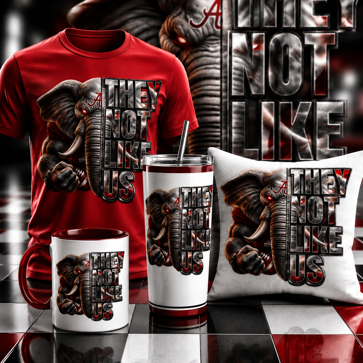 They Not Like Us – Alabama Elephant Collection