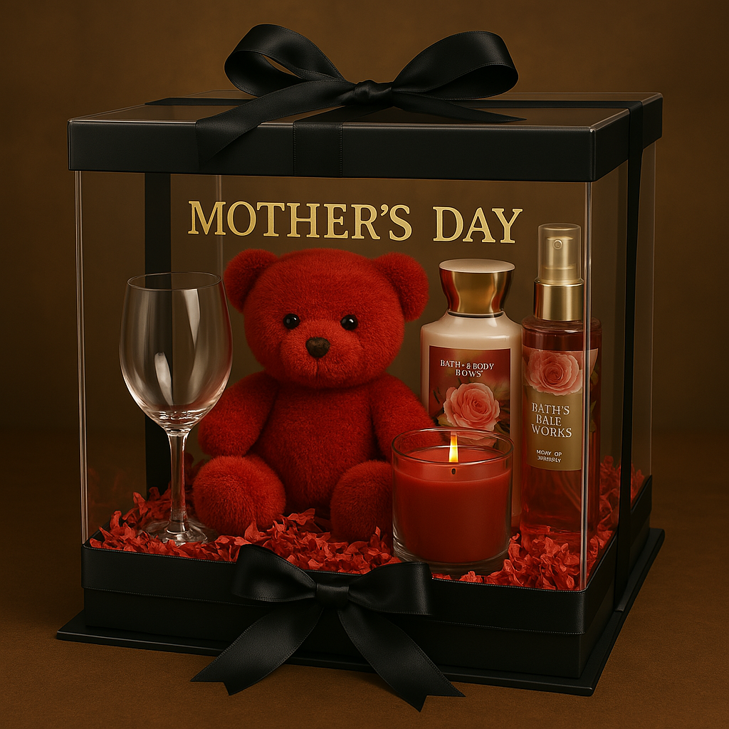 Forever in Love” Mother’s Day Luxury Gift Box – Red Teddy Edition