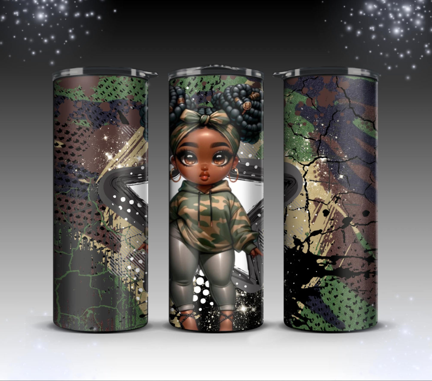 Camouflage girls Tumblers