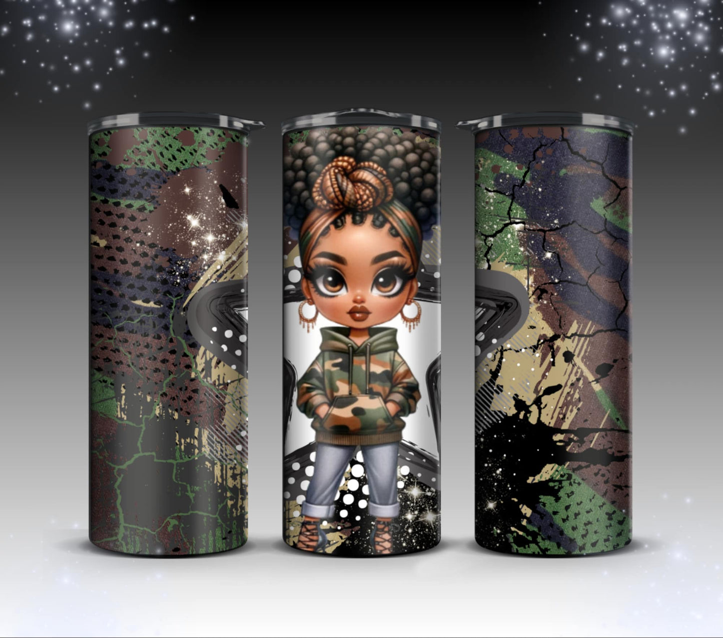 Camouflage girls Tumblers