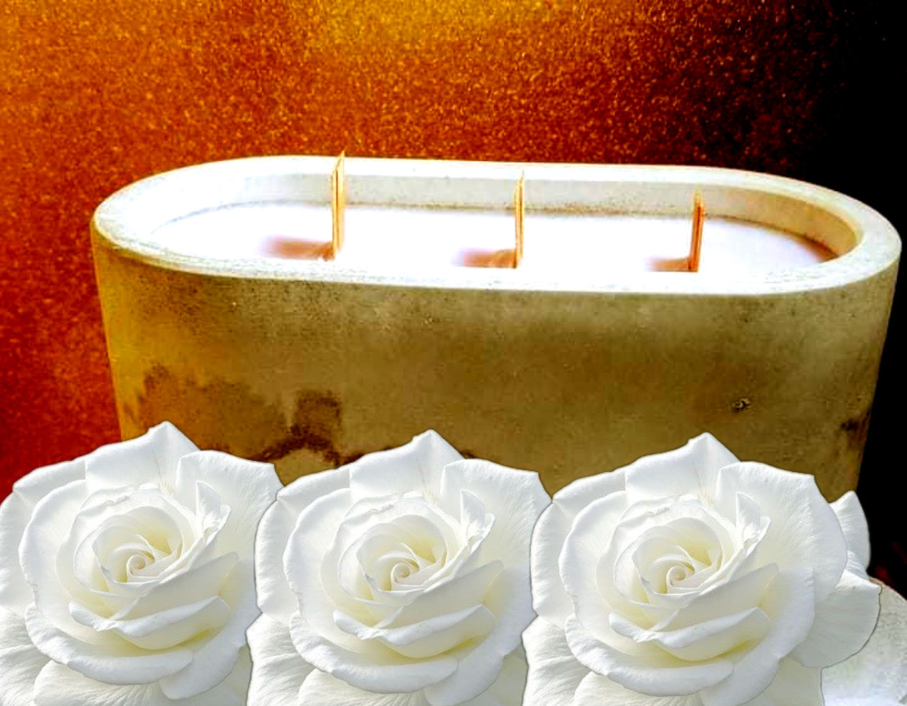 “Luxe Serenity Candle by Sherrell Candles LLC creates after your purchase