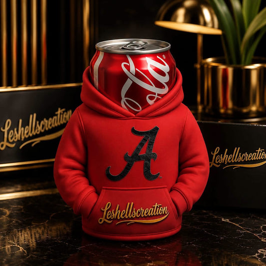 Alabama Crimson Tide Can Hoodie Koozie – Collectible Desk Décor