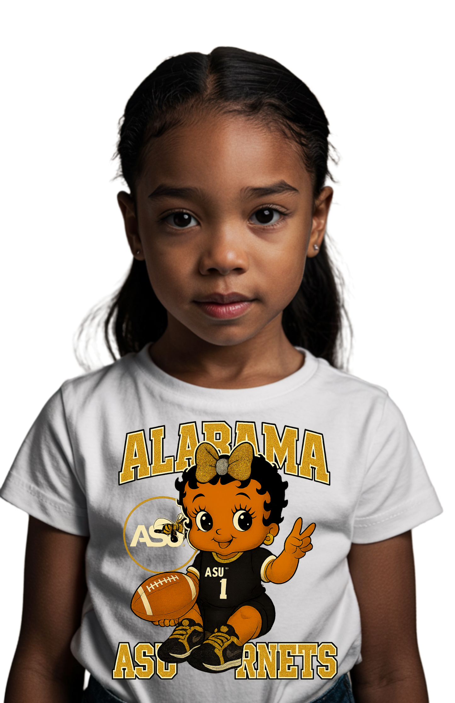 Alabama , Auburn & ASU shirt sublimation on white