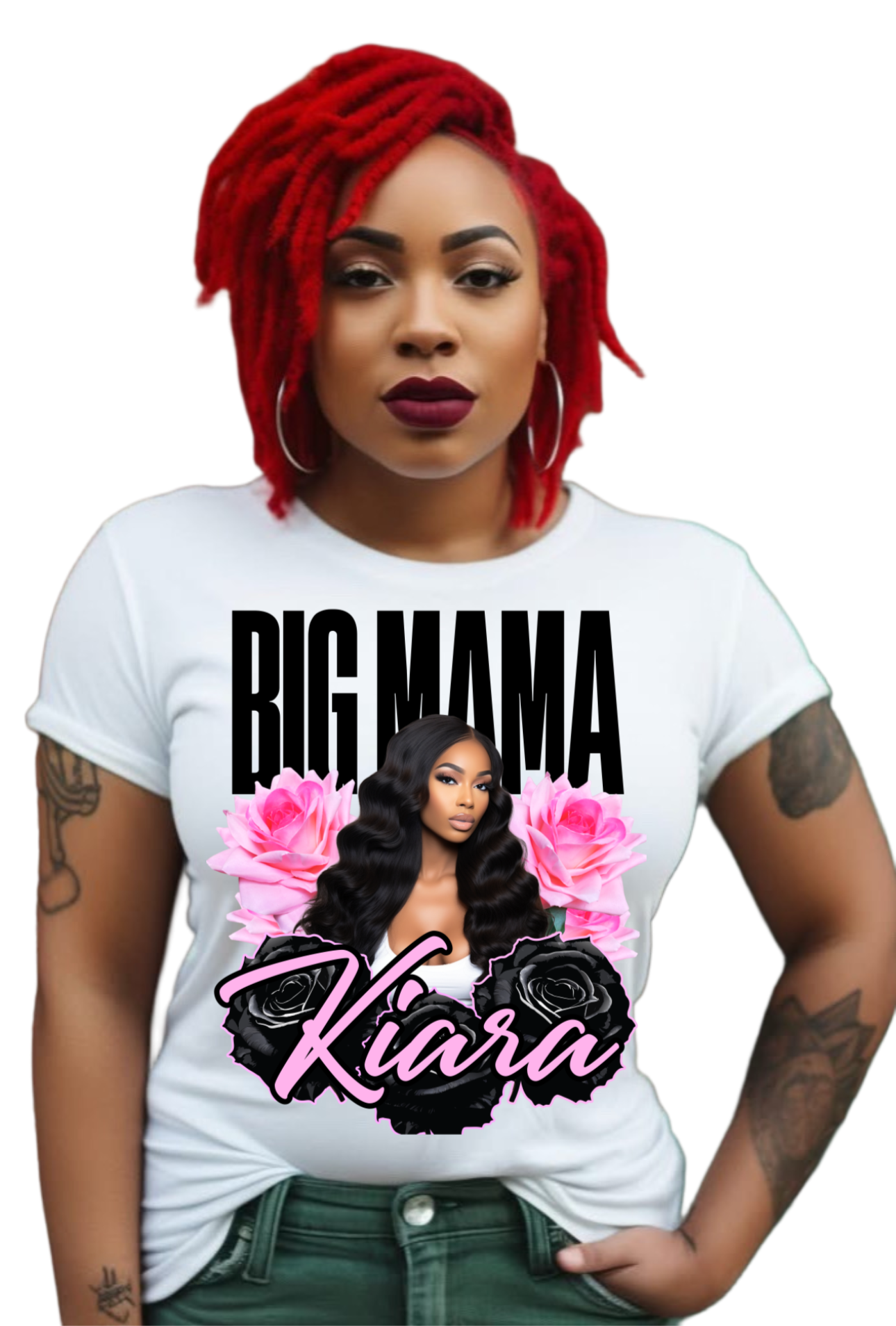 Big Mama Birthday Custom Fans (Matching Shirts Designed)