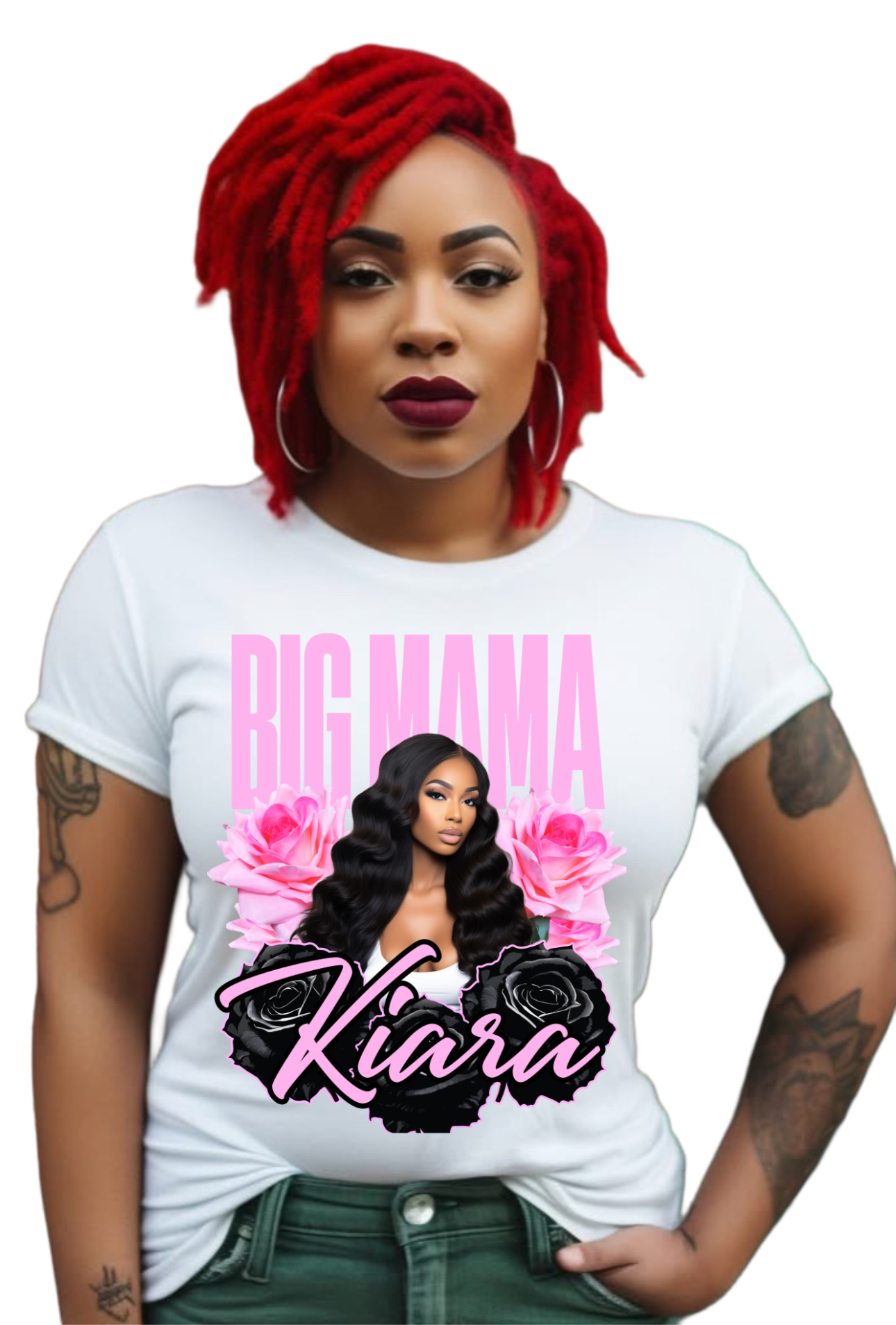 Big Mama Birthday Custom Fans (Matching Shirts Designed)