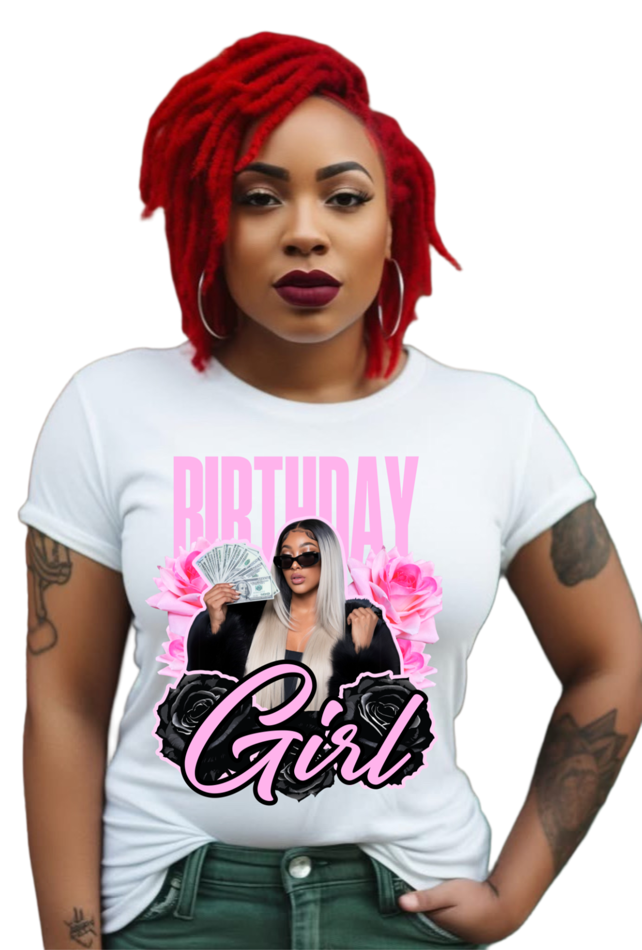 Big Mama Birthday Custom Fans (Matching Shirts Designed)