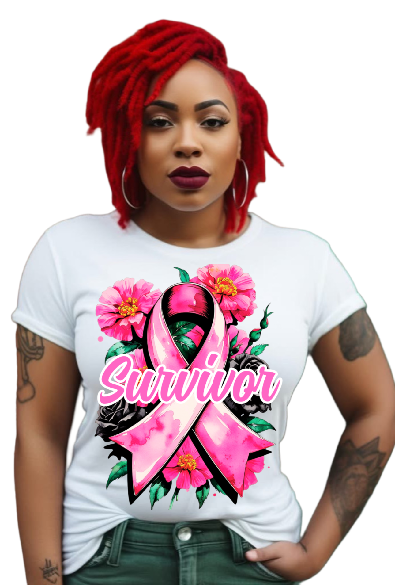 reast Cancer Awareness Tee – Survivor | Fighter | Warrior