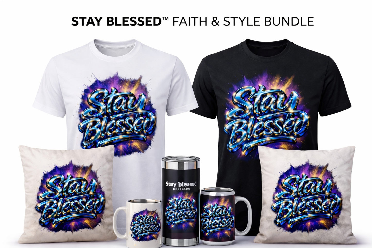 Stay Blessed faith, and style bundle