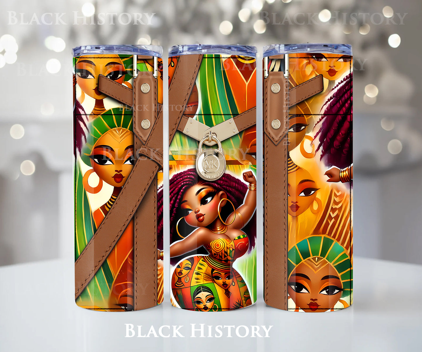 African-American woman, Tumbler