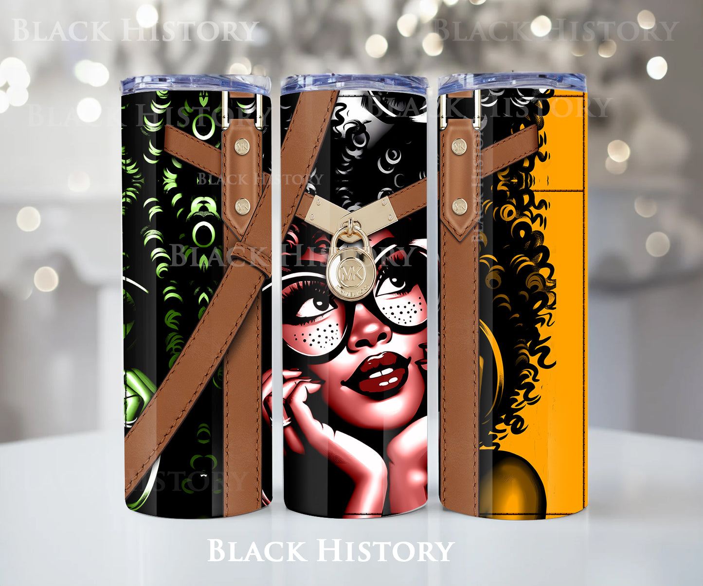 African-American woman, Tumbler