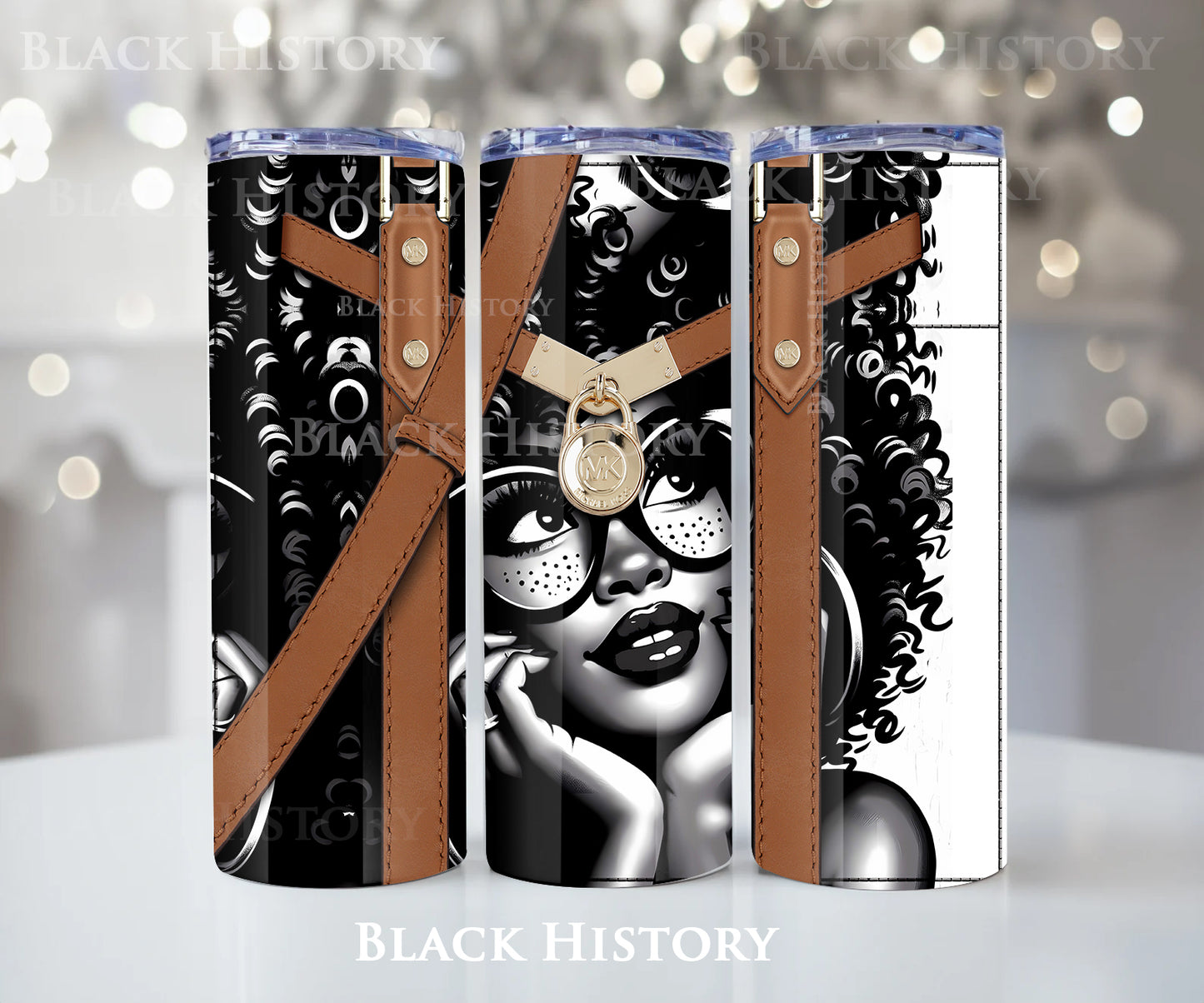 African-American woman, Tumbler