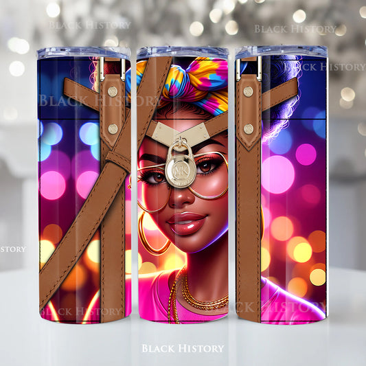 African-American woman, Tumbler