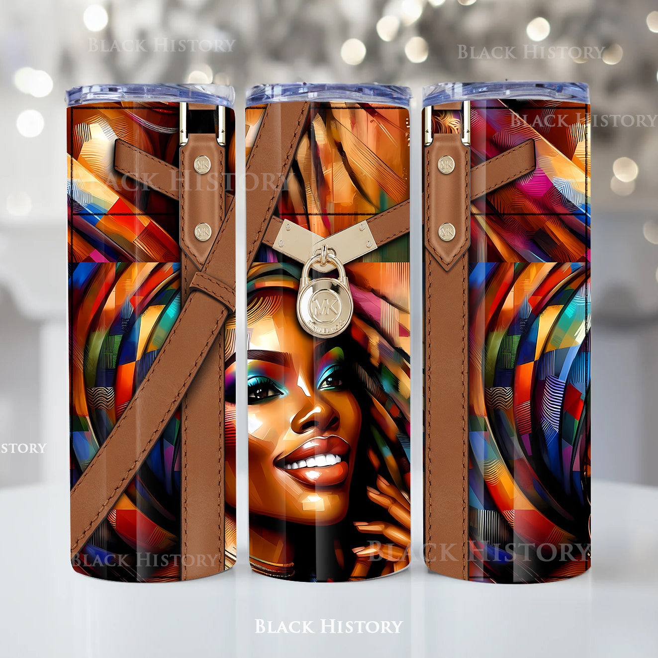African-American woman, Tumbler
