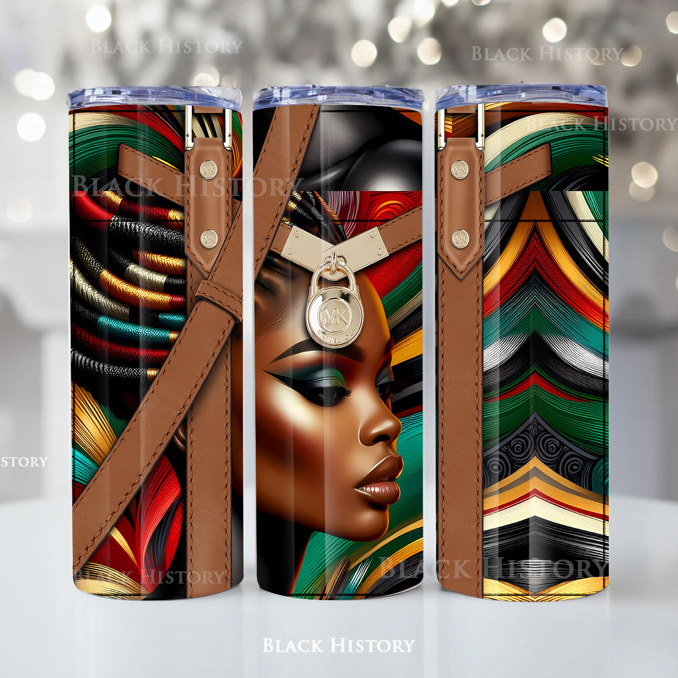 African-American woman, Tumbler
